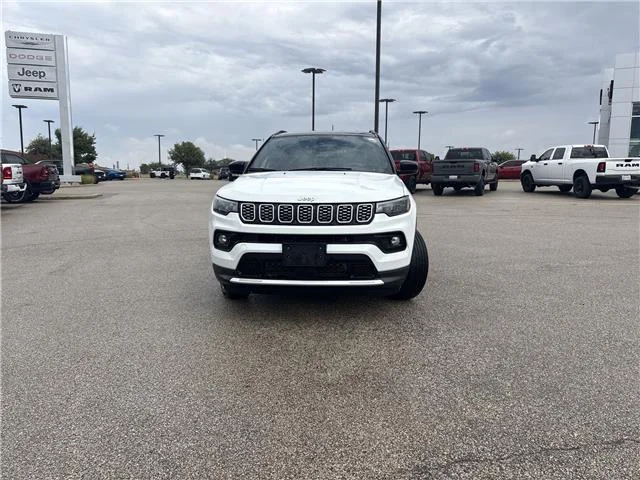 Used 2025 Bright White Clearcoat Jeep Limited 4x4 image 2