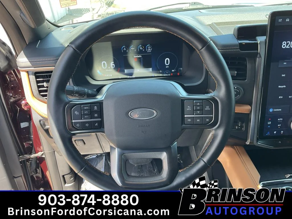 Used 2024 Jewel Red Metallic Tinted Clearcoat Ford Platinum image 37