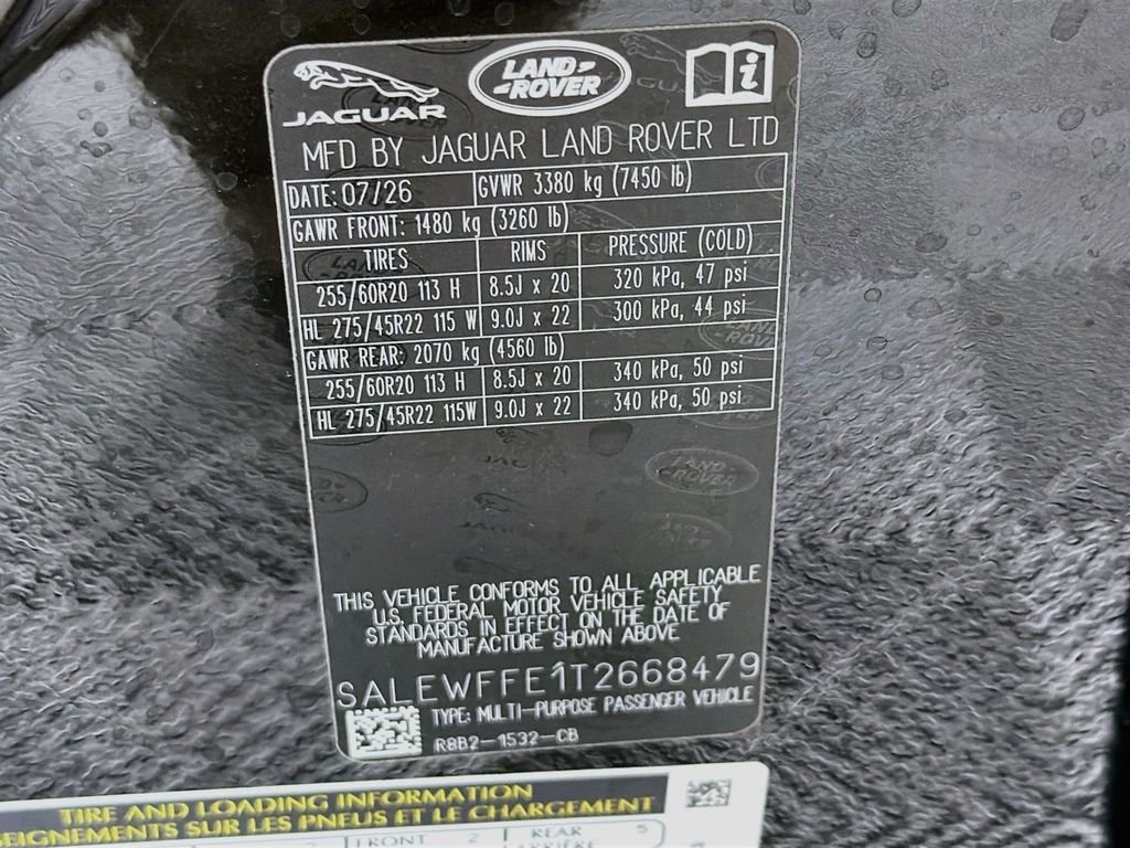 New 2026 Santorini Black Land Rover V8 image 35