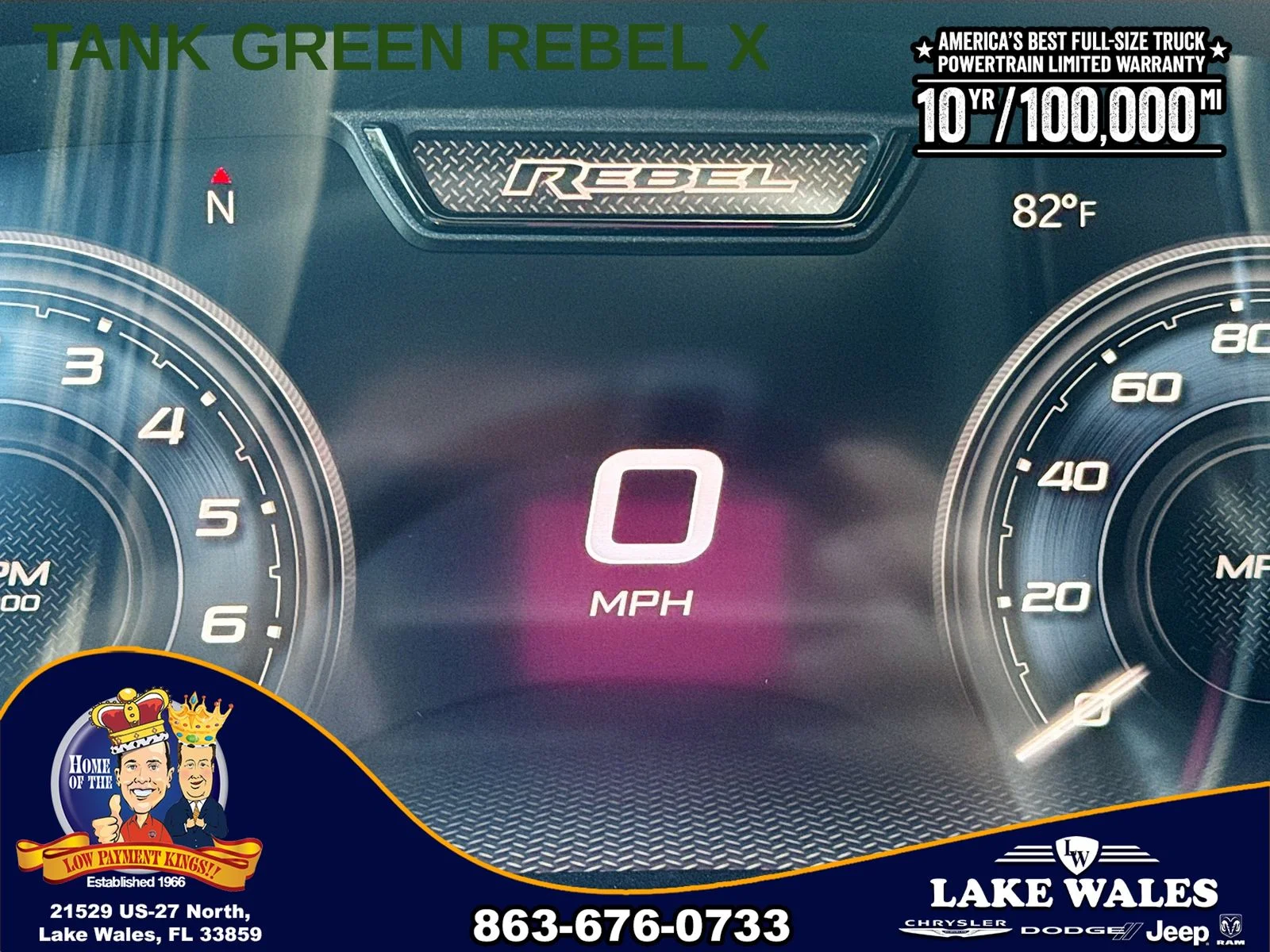 New 2026 Tank Exterior Paint RAM REBEL image 11