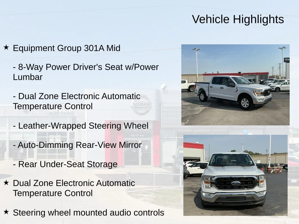 Used 2022 White Ford XLT image 8