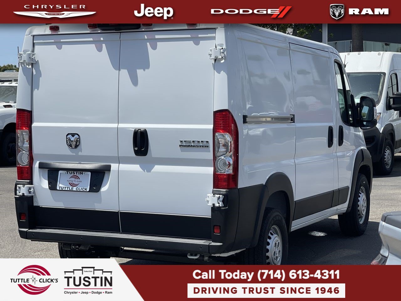 New 2026 Bright White Clear-Coat Exterior Paint RAM Tradesman image 6