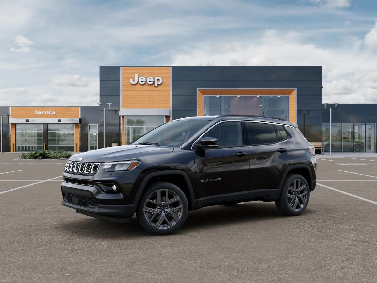 New 2026 Diamond Black Crystal Pearlcoat Jeep Limited Altitude image 2