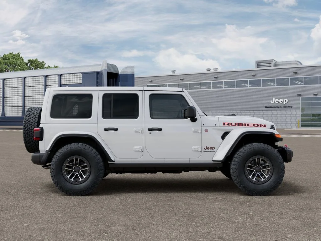 New 2026 Bright White Clear-Coat Exterior Paint Jeep Rubicon X image 21