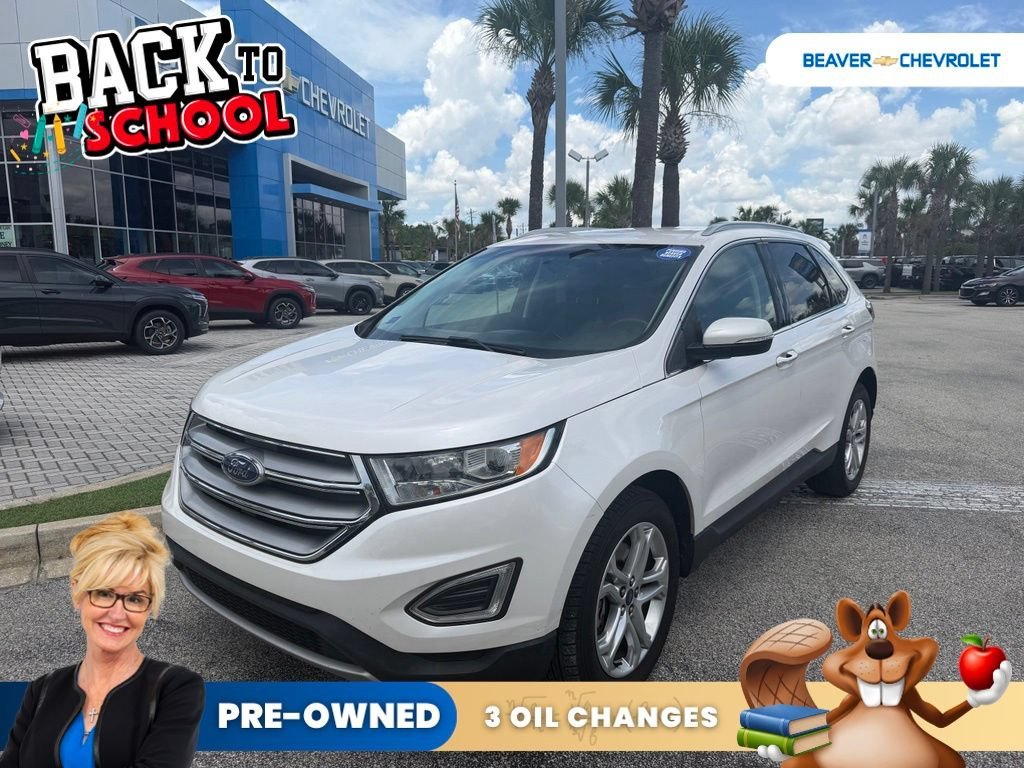 Used 2018 White Ford Titanium image 1