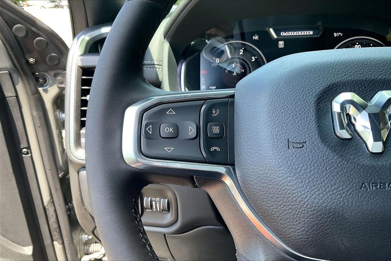 New 2026 Ceramic Gray Clear-Coat Exterior Paint RAM Laramie image 28