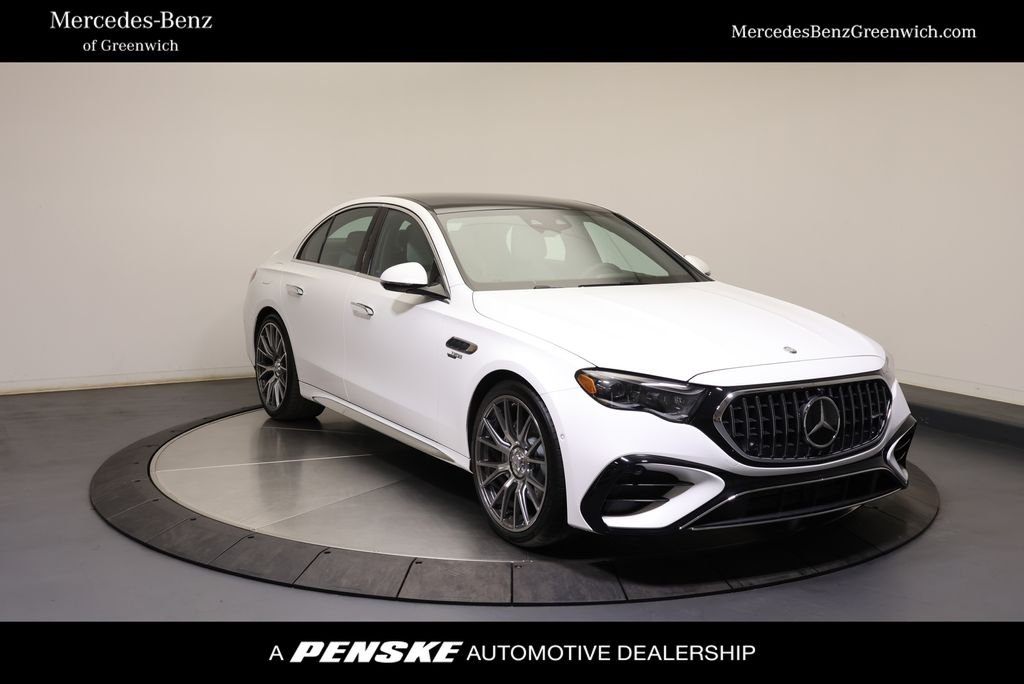 New 2026 Moonlight White Magno Mercedes-Benz E 53 AMG® image 1