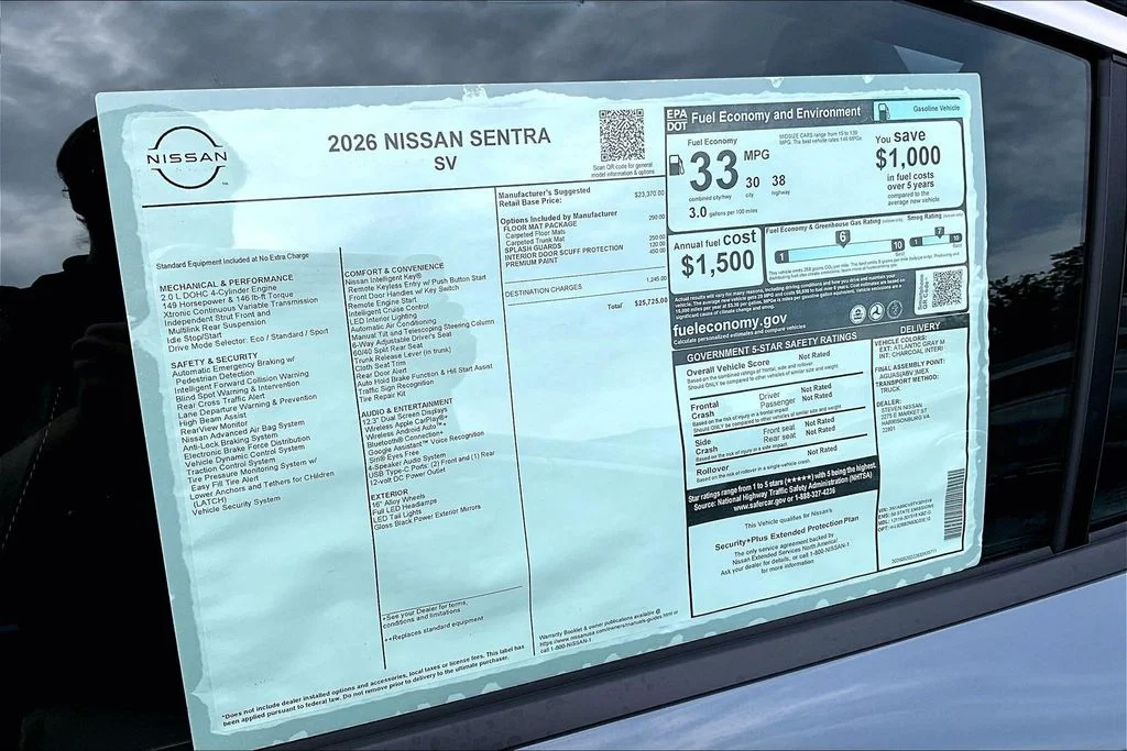 New 2026 Gray Nissan SV image 31