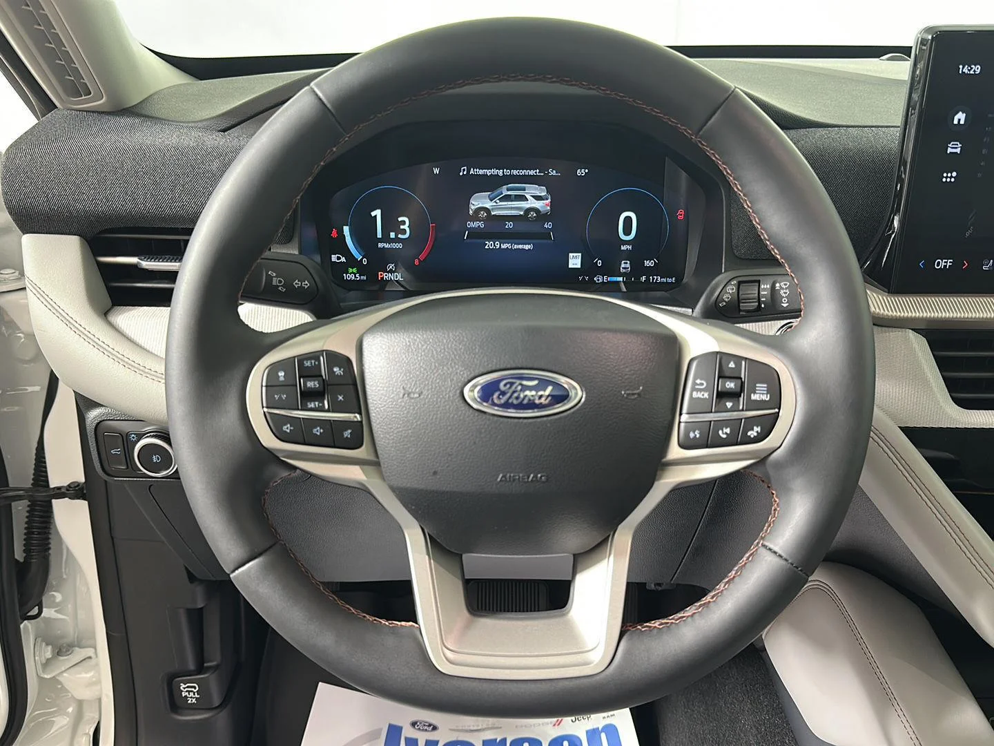New 2026 Star White Metallic Tri-Coat Ford Active image 16