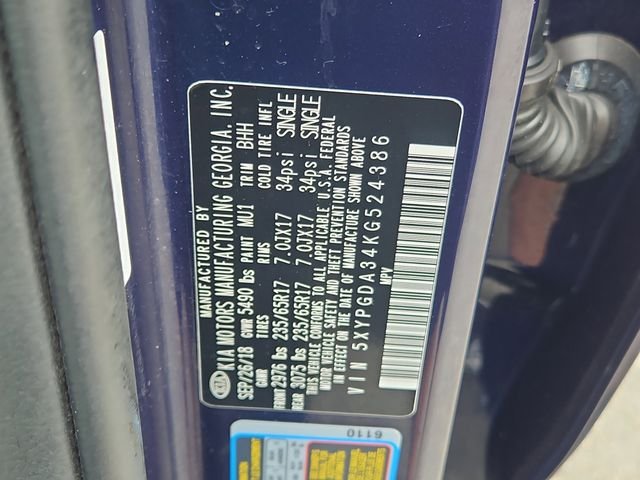 Used 2019 Blue Kia LX image 7