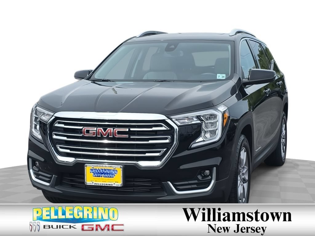 Certified Used 2022 Ebony Twilight Metallic GMC SLT image 1