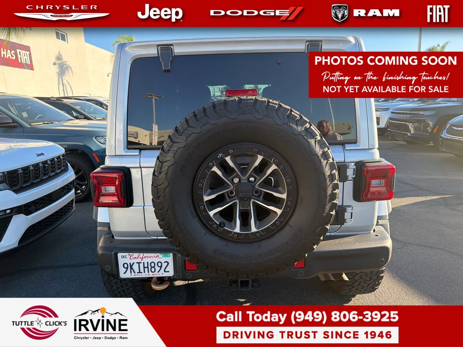 Used 2024 Silver Zynith Clearcoat Jeep Rubicon 392 image 5