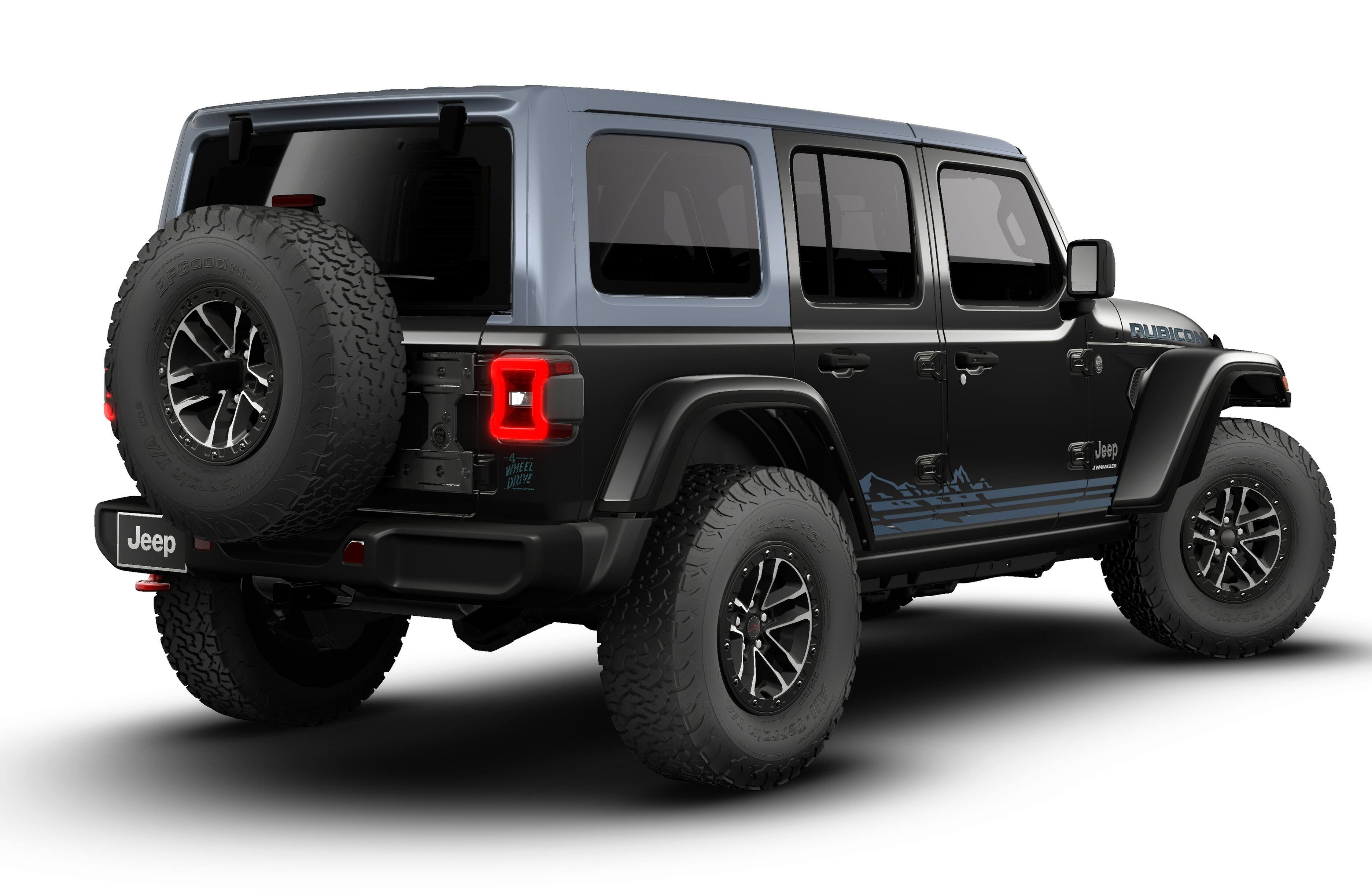 New 2026 Black Clear-Coat Exterior Paint Jeep Rubicon image 28