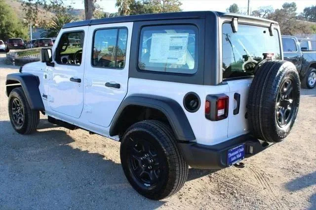 New 2026 Bright White Clear-Coat Exterior Paint Jeep Sport S image 6