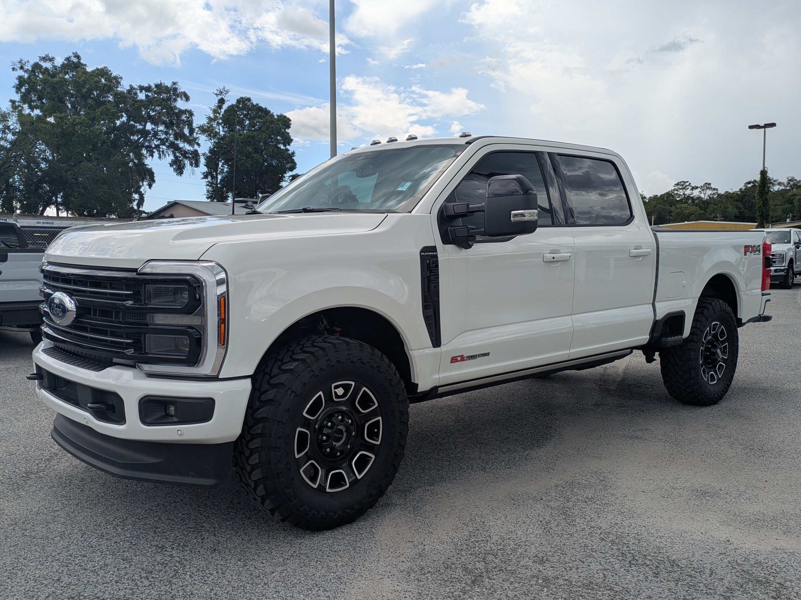 Used 2025 Star White Metallic Tri-Coat Ford Platinum image 8