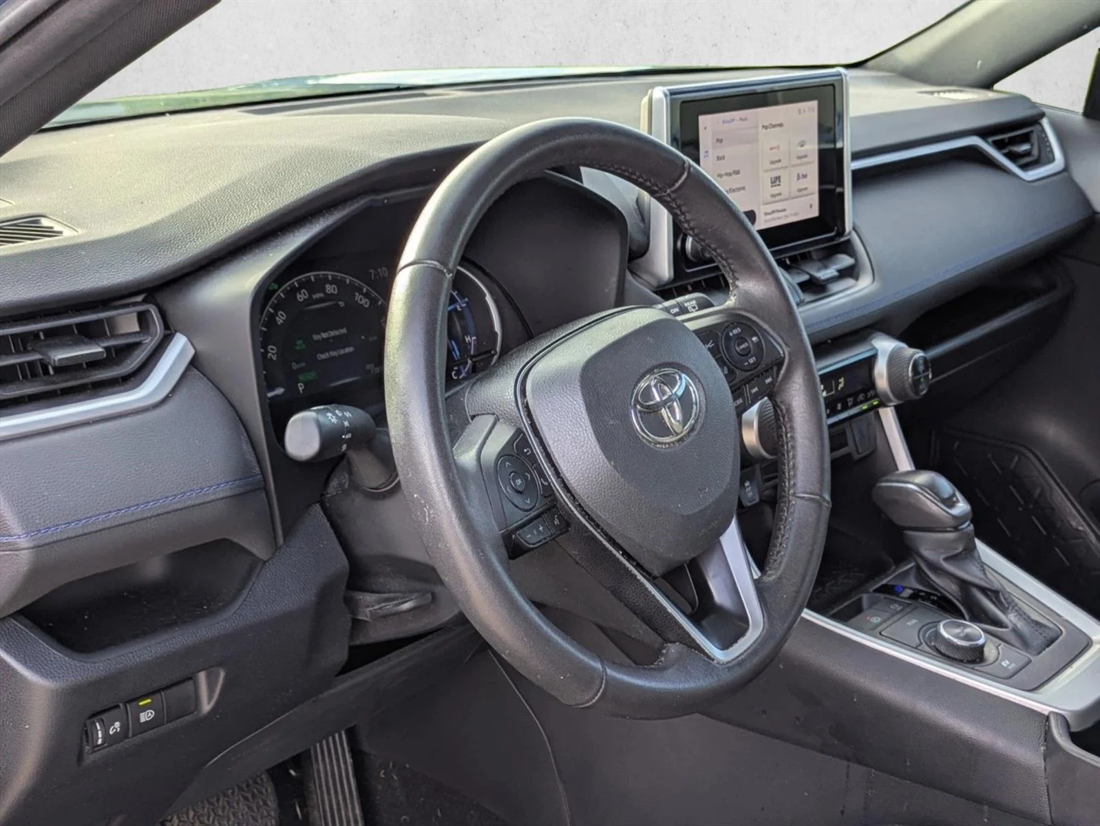 Used 2023 Cavalry Blue Toyota Hybrid SE image 8