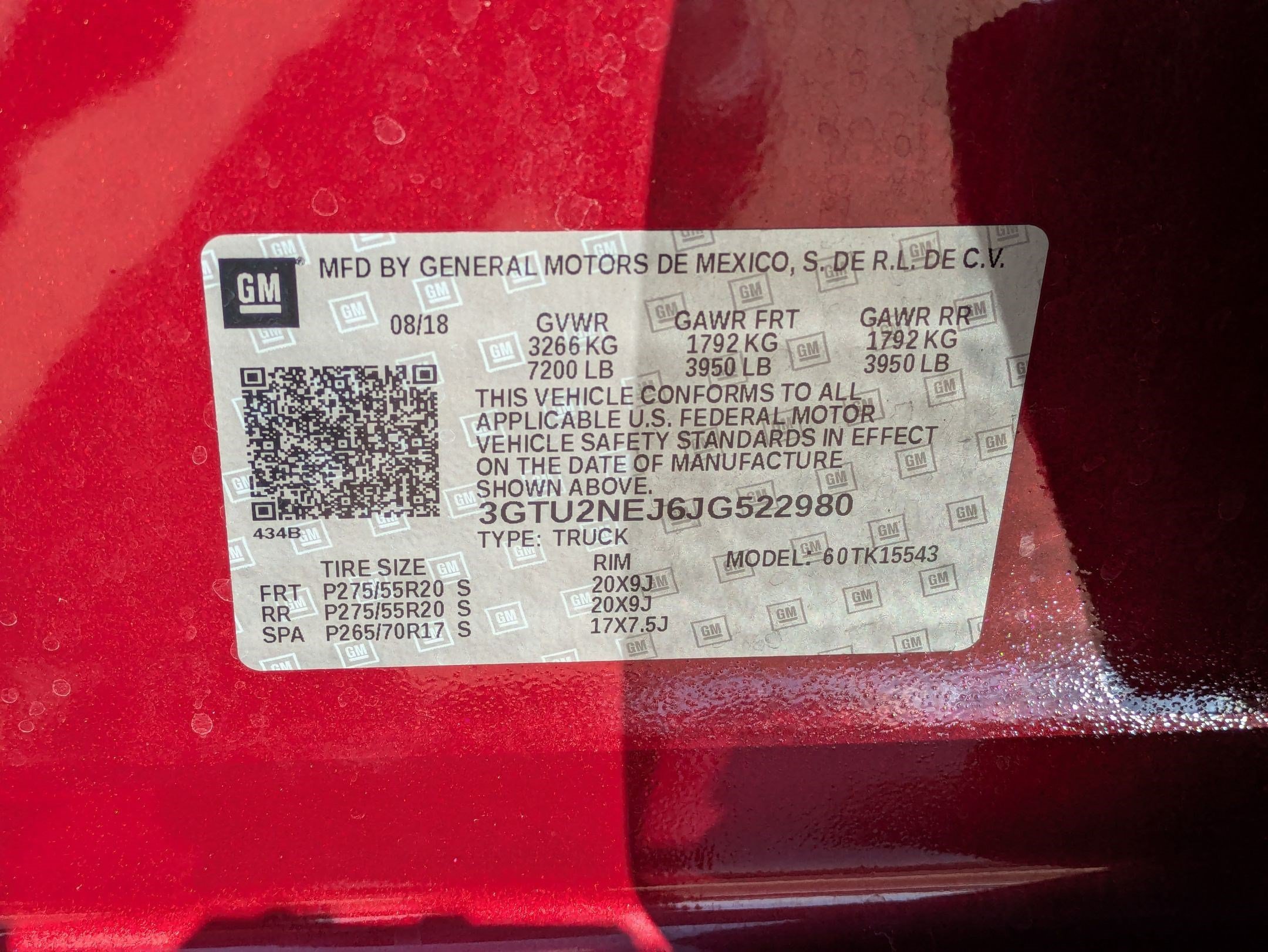 Used 2018 Red Quartz Tintcoat GMC SLT image 33