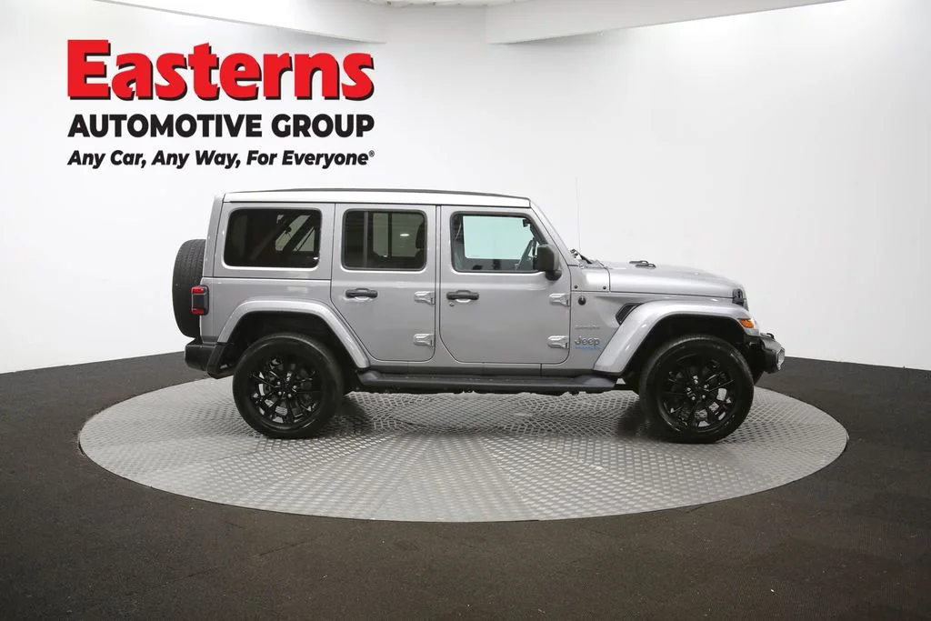 Used 2021 Silver Jeep Unlimited Sahara 4xe image 46