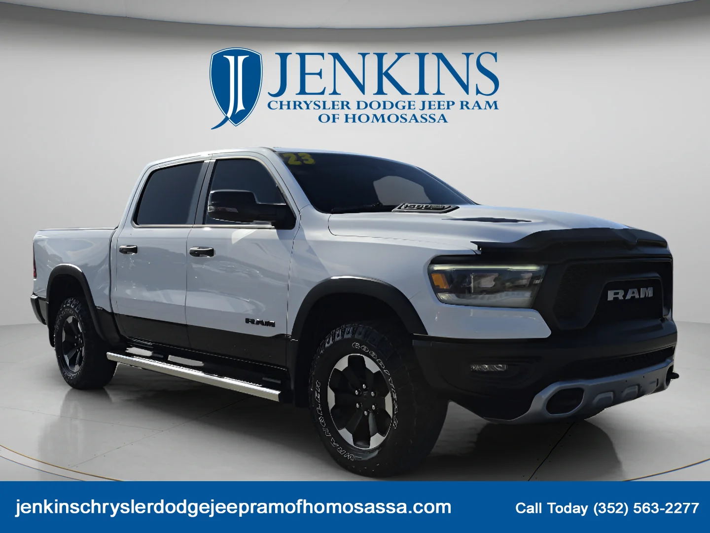 Used 2023 Bright White Clearcoat Ram Rebel image 1