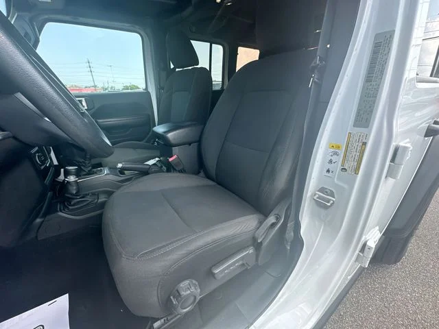 Used 2020 White Jeep Unlimited Sport image 13