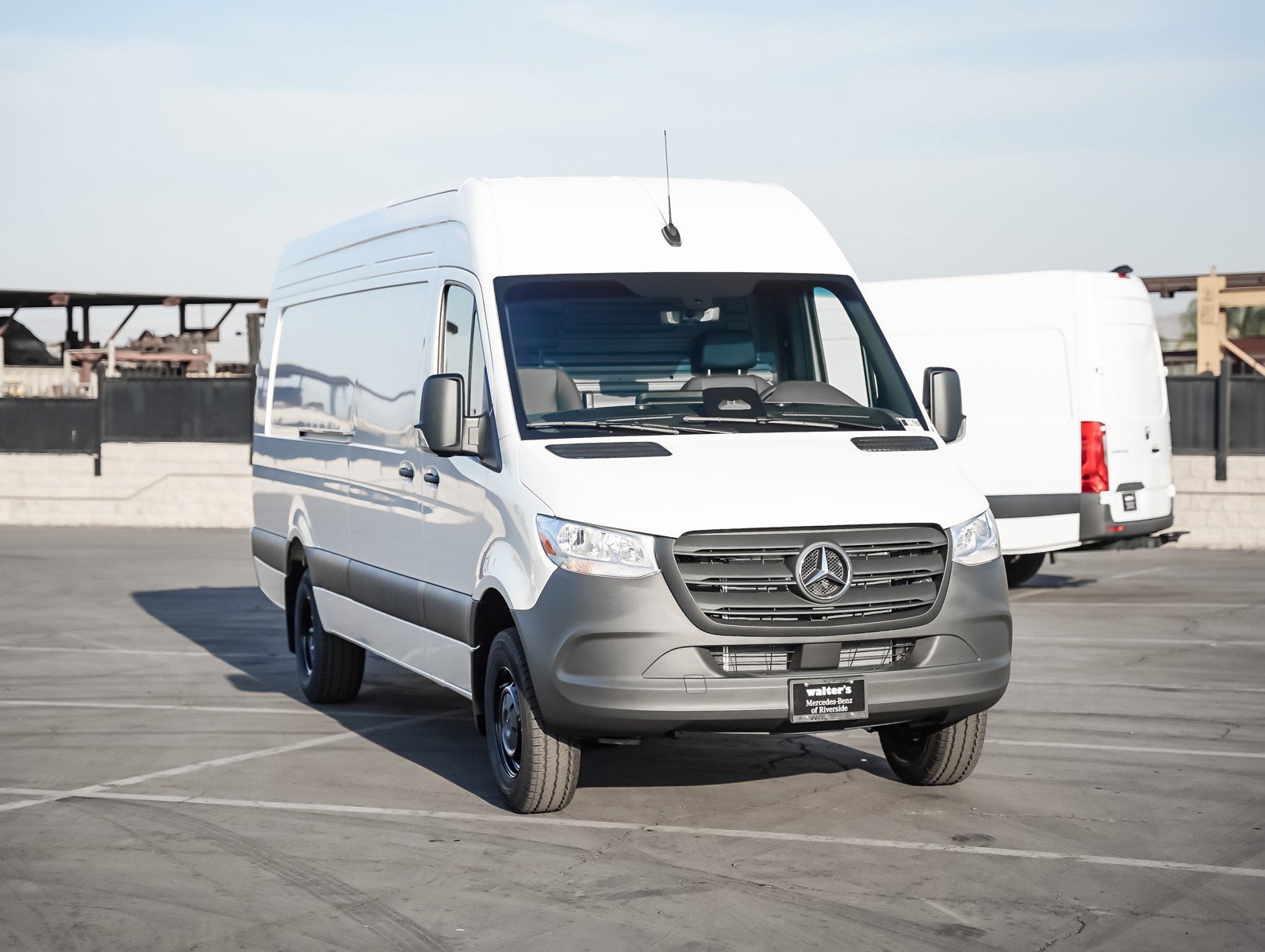 New 2026 Arctic White Mercedes-Benz 3500XD High Roof I4 Diesel HO 170 Extended RWD image 3