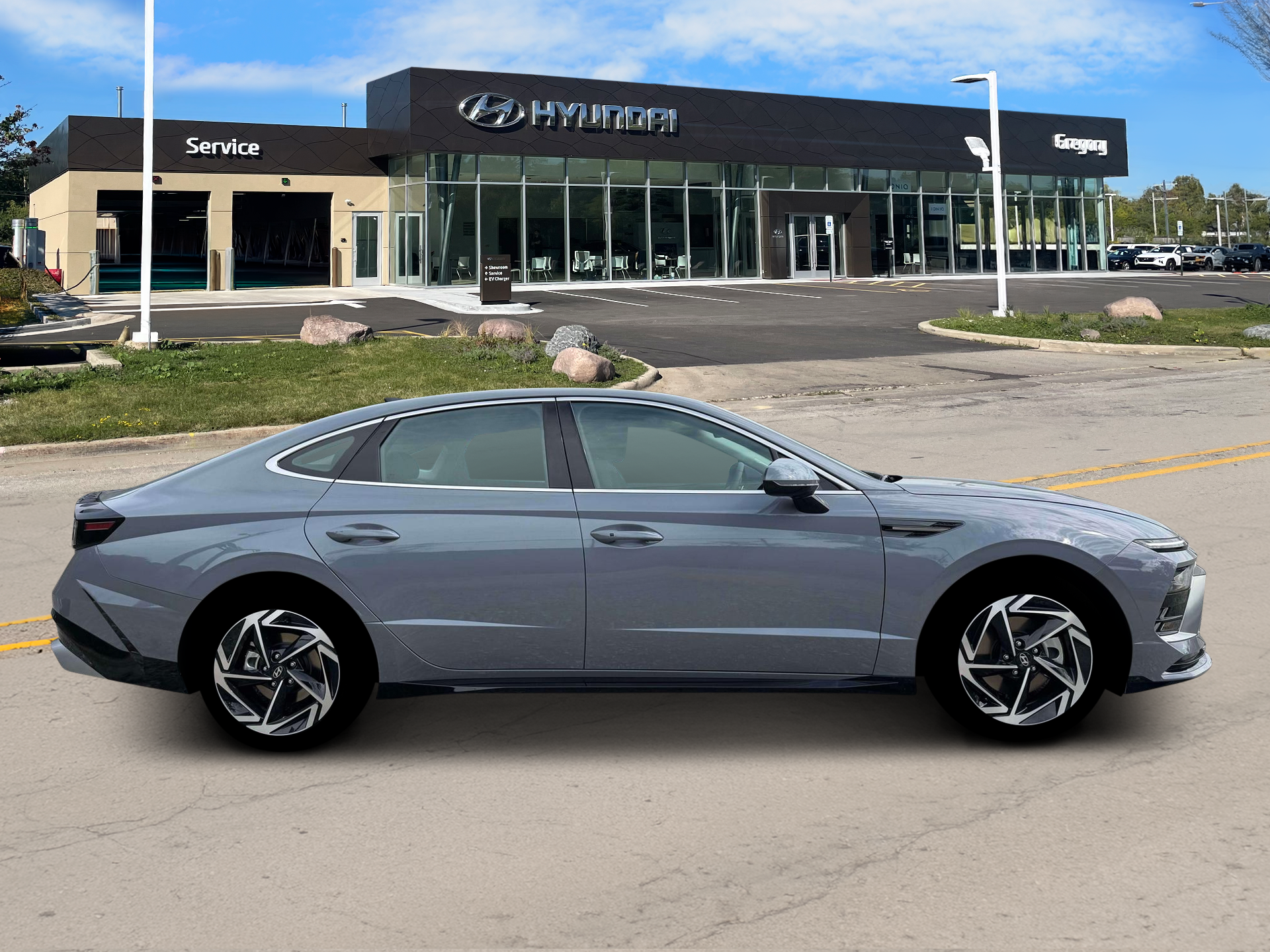 New 2026 Blue Hyundai SEL Sport image 9