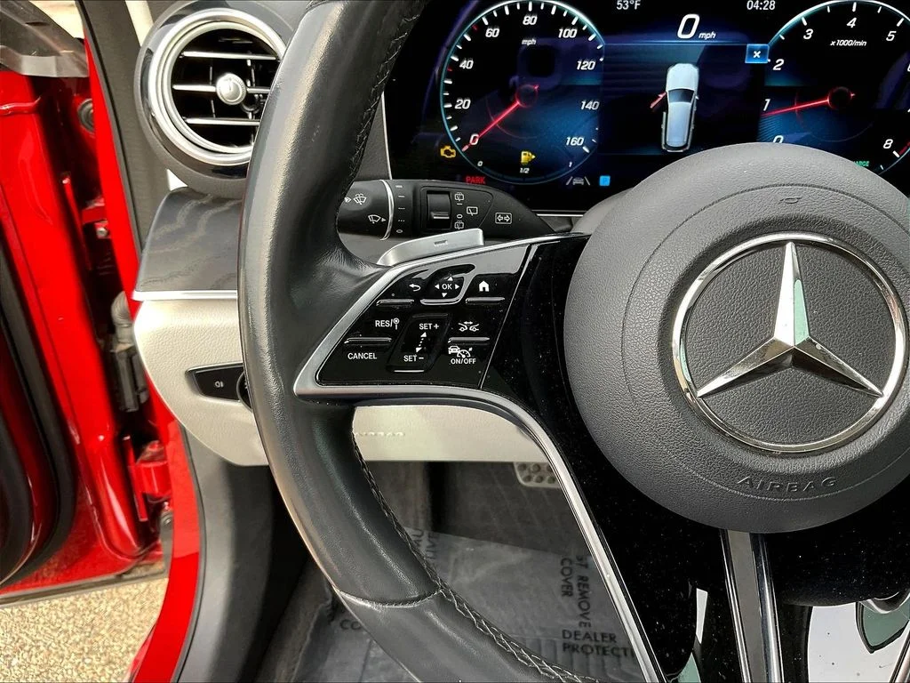 Used 2021 designo Cardinal Red Metallic Mercedes-Benz E 450 image 11
