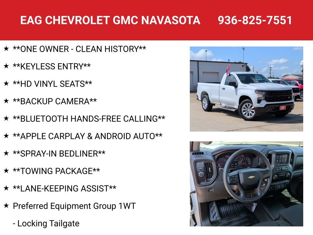 Used 2024 White Chevrolet WT image 4