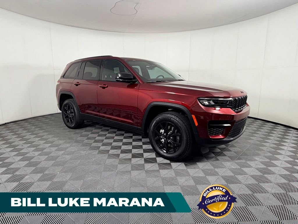 Certified Used 2025 Red Jeep Altitude image 1