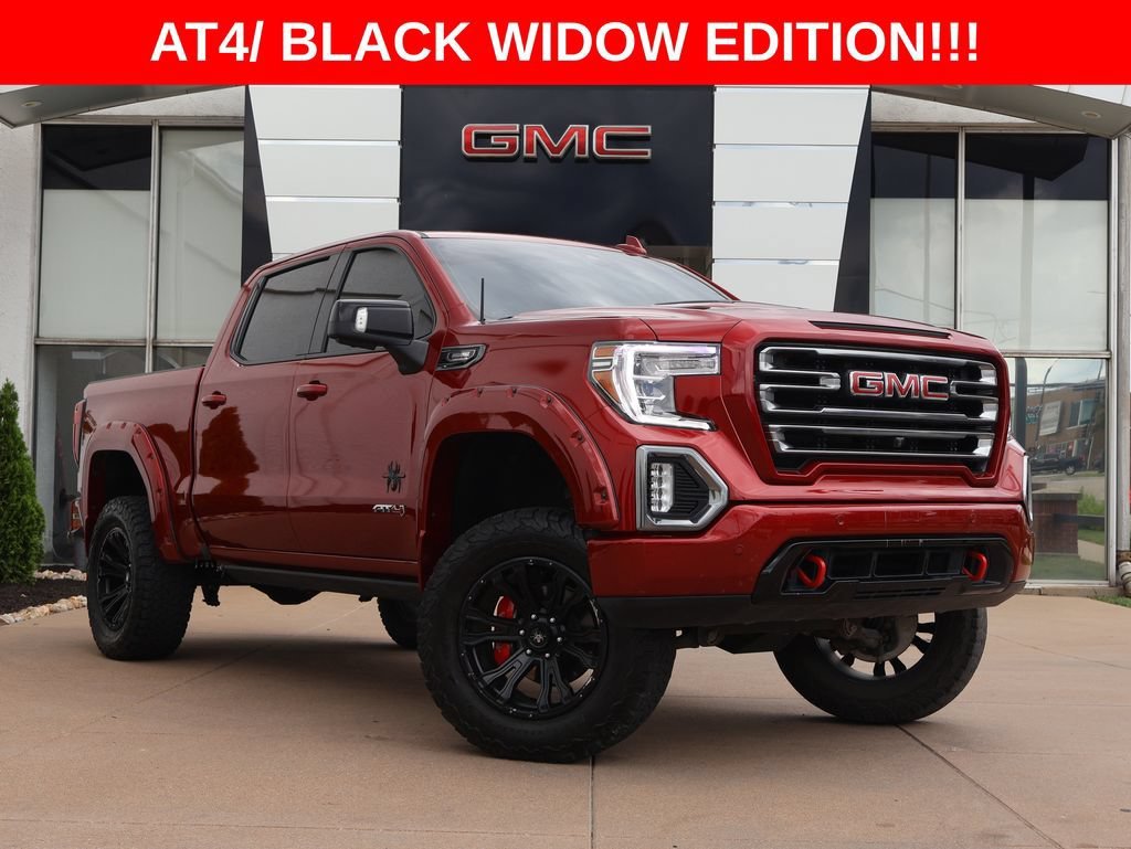 Used 2021 CAYENNE RED TINTCOAT GMC AT4 image 1