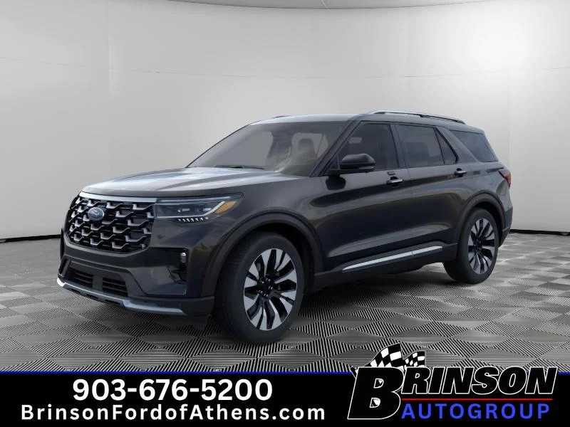 New 2026 Agate Black Metallic Ford Platinum image 1