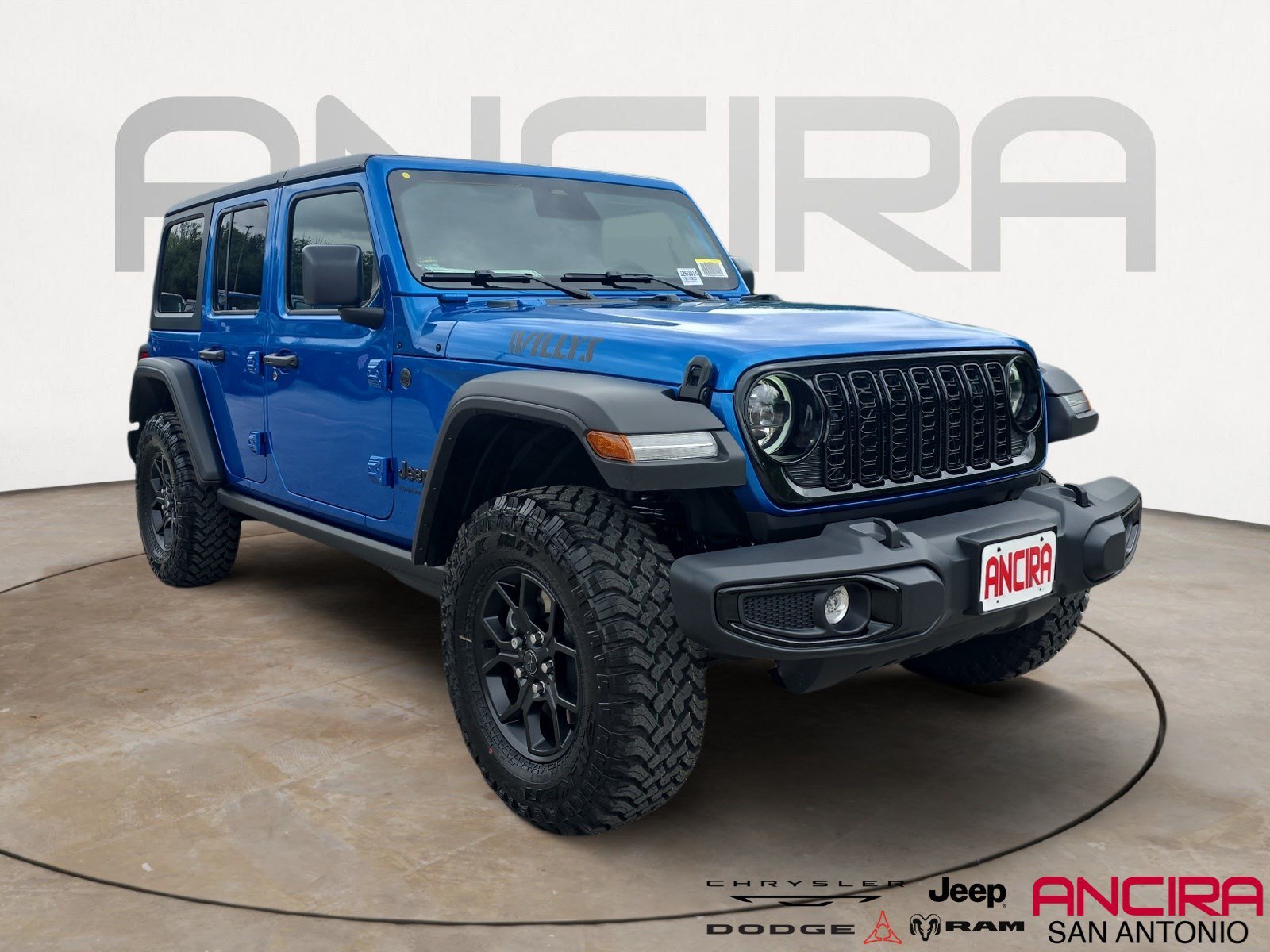 New 2026 Hydro Blue Pearlcoat Jeep Willys image 1