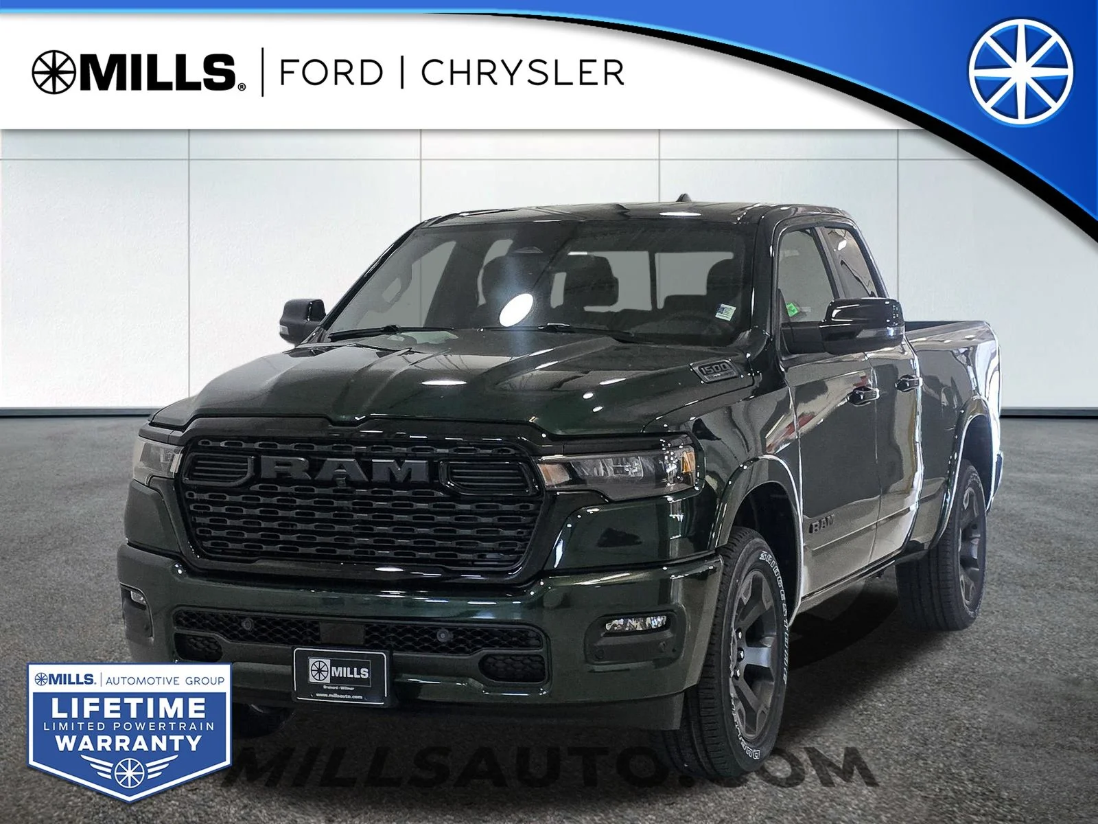 New 2026 Serrano-Green Metallic Exterior Paint RAM Big Horn/Lone Star image 1