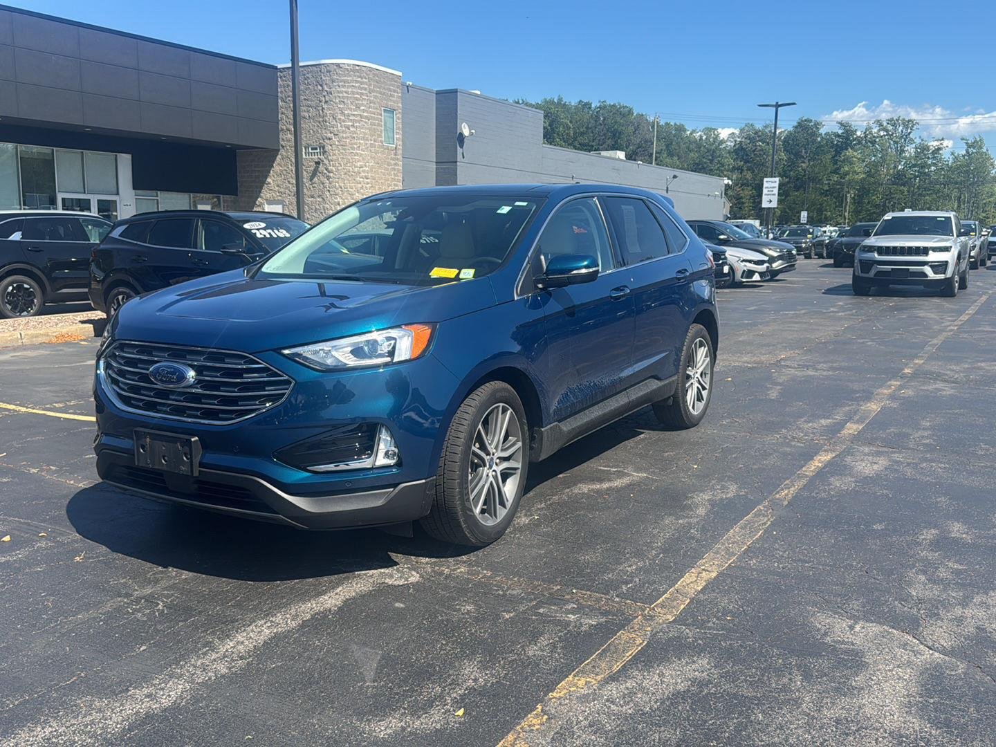 Used 2020 Dark Persian Green Ford Titanium image 3