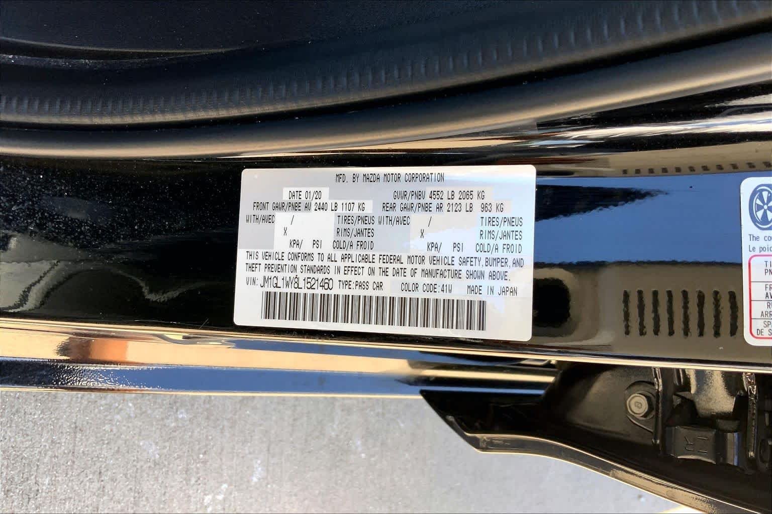 Used 2020 Jet Black Mica Mazda Grand Touring Reserve image 32