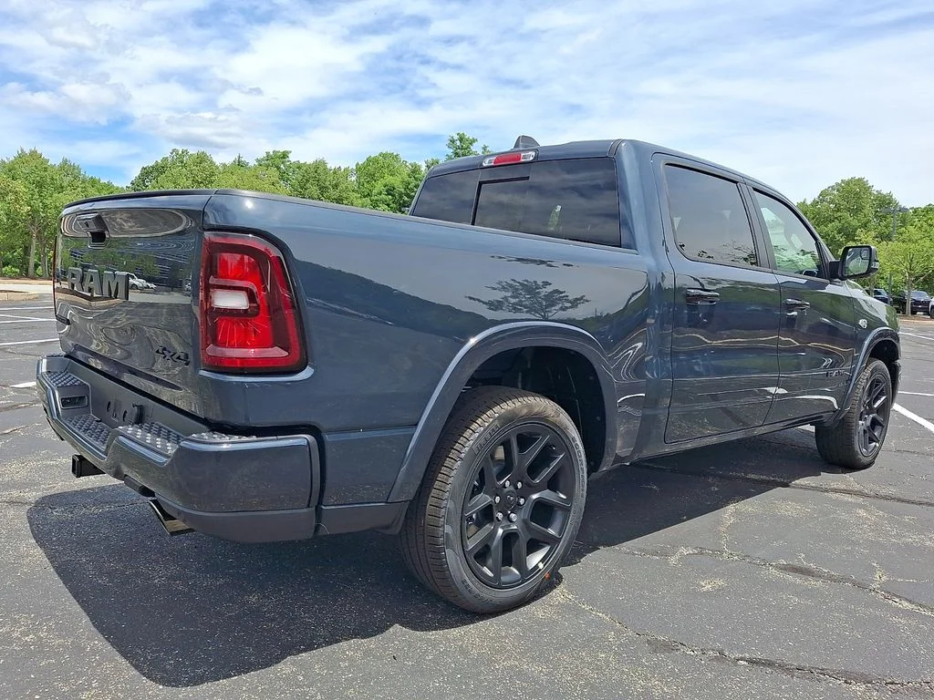 New 2026 Forged Blue Metallic Exterior Paint RAM Laramie image 4