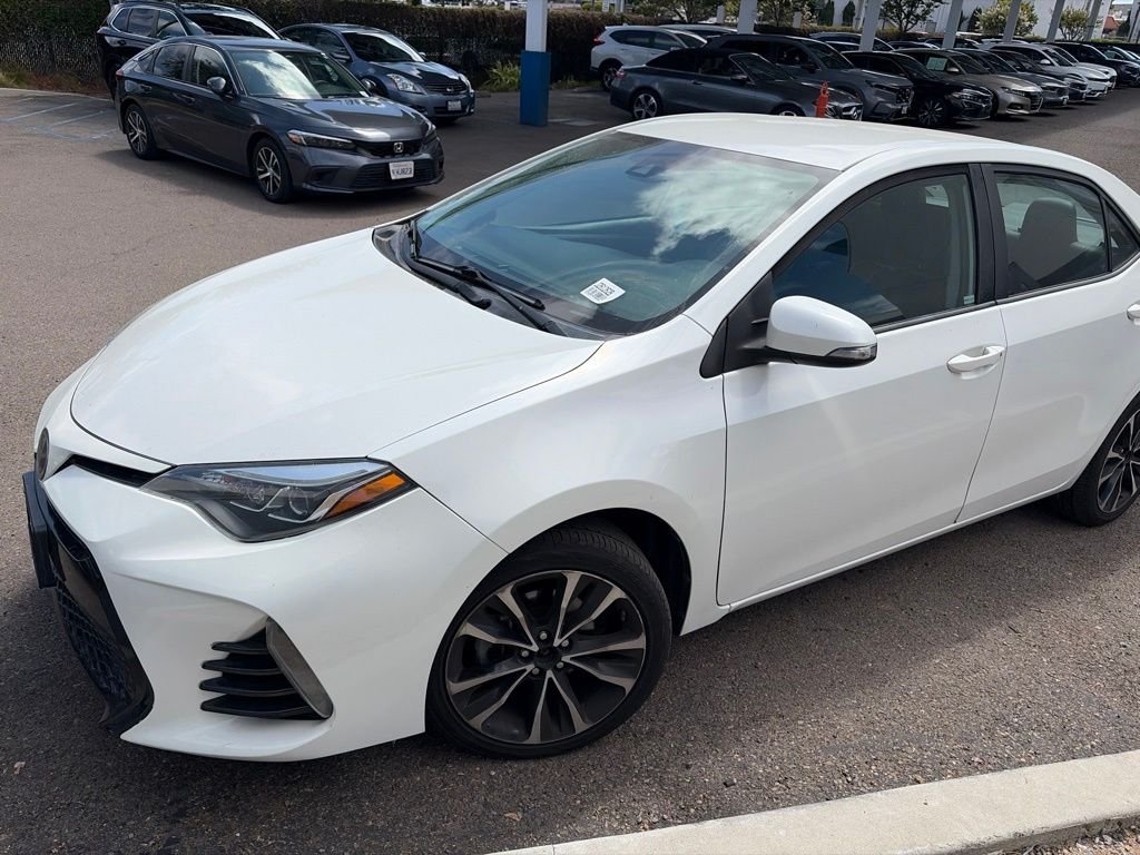 Used 2019 White Toyota SE image 2