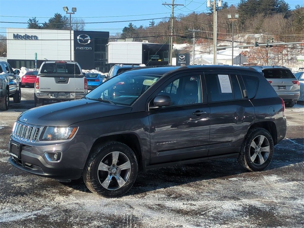 Used 2017 Jeep Compass High Altitude with VIN 1C4NJDEB5HD112673 for sale in Thomaston, CT
