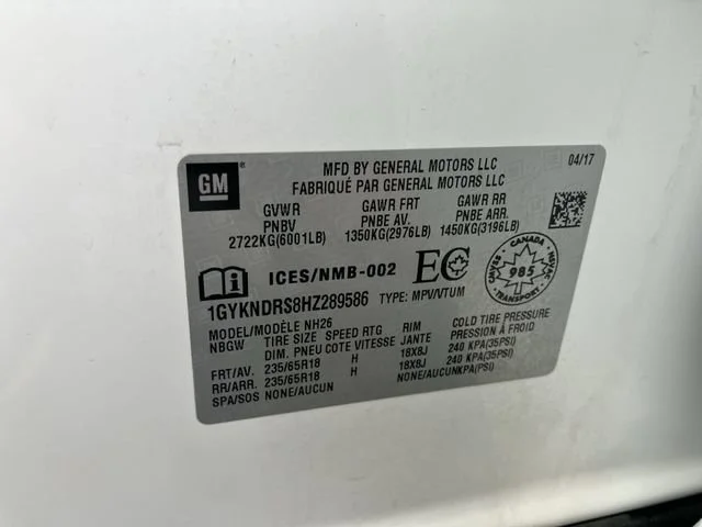 Used 2017 White Cadillac Luxury AWD image 33
