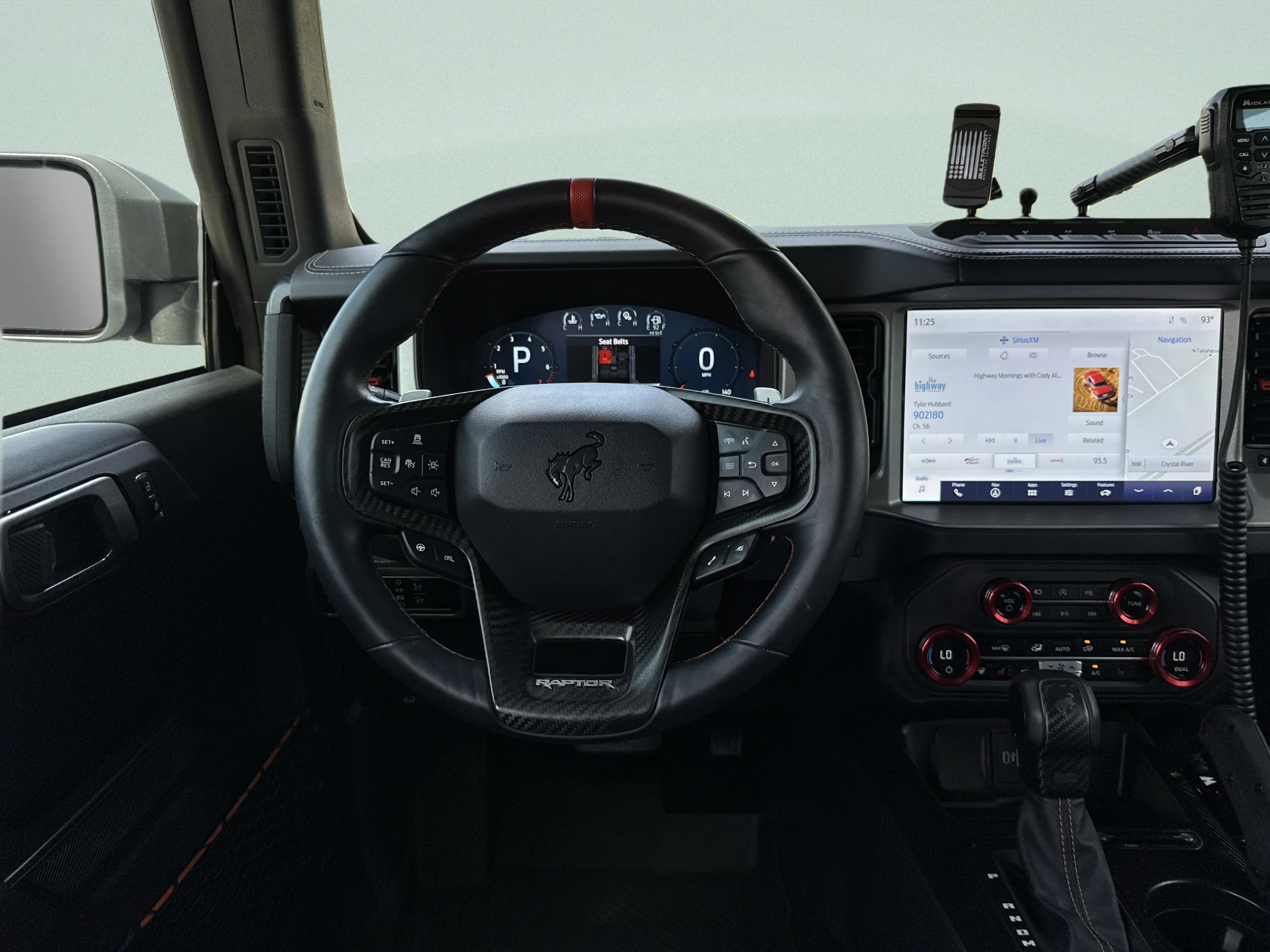 Used 2024 Azure Gray Metallic Tri-Coat Ford Raptor image 25