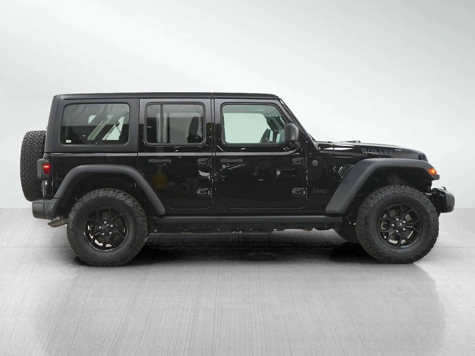 Used 2024 Black Clearcoat Jeep Willys image 6