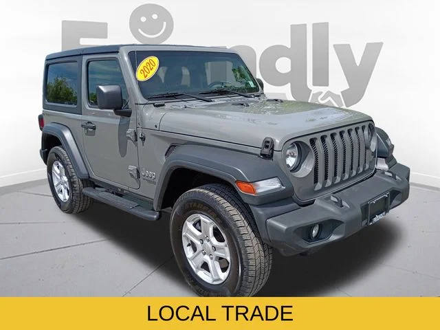 Used 2020 Gray Jeep Sport S image 3