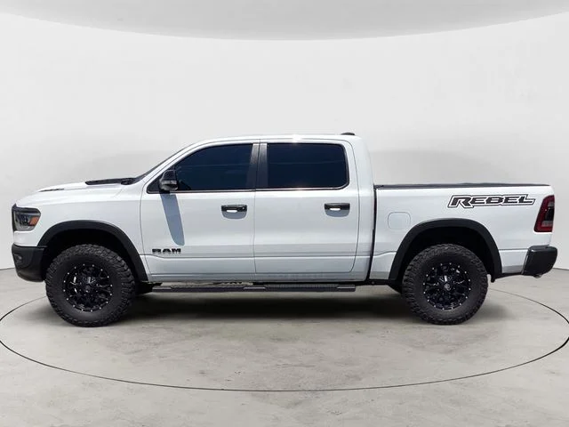 Used 2022 Bright White Clearcoat Ram Rebel image 2
