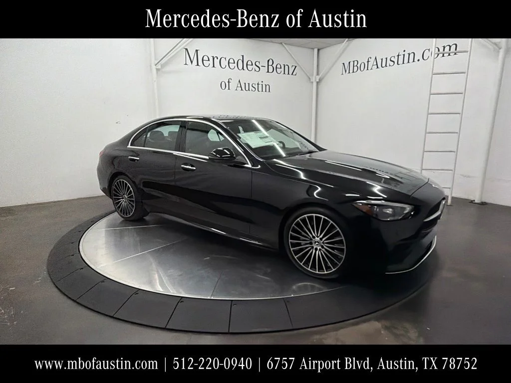 New 2026 Black Mercedes-Benz C 300 image 1