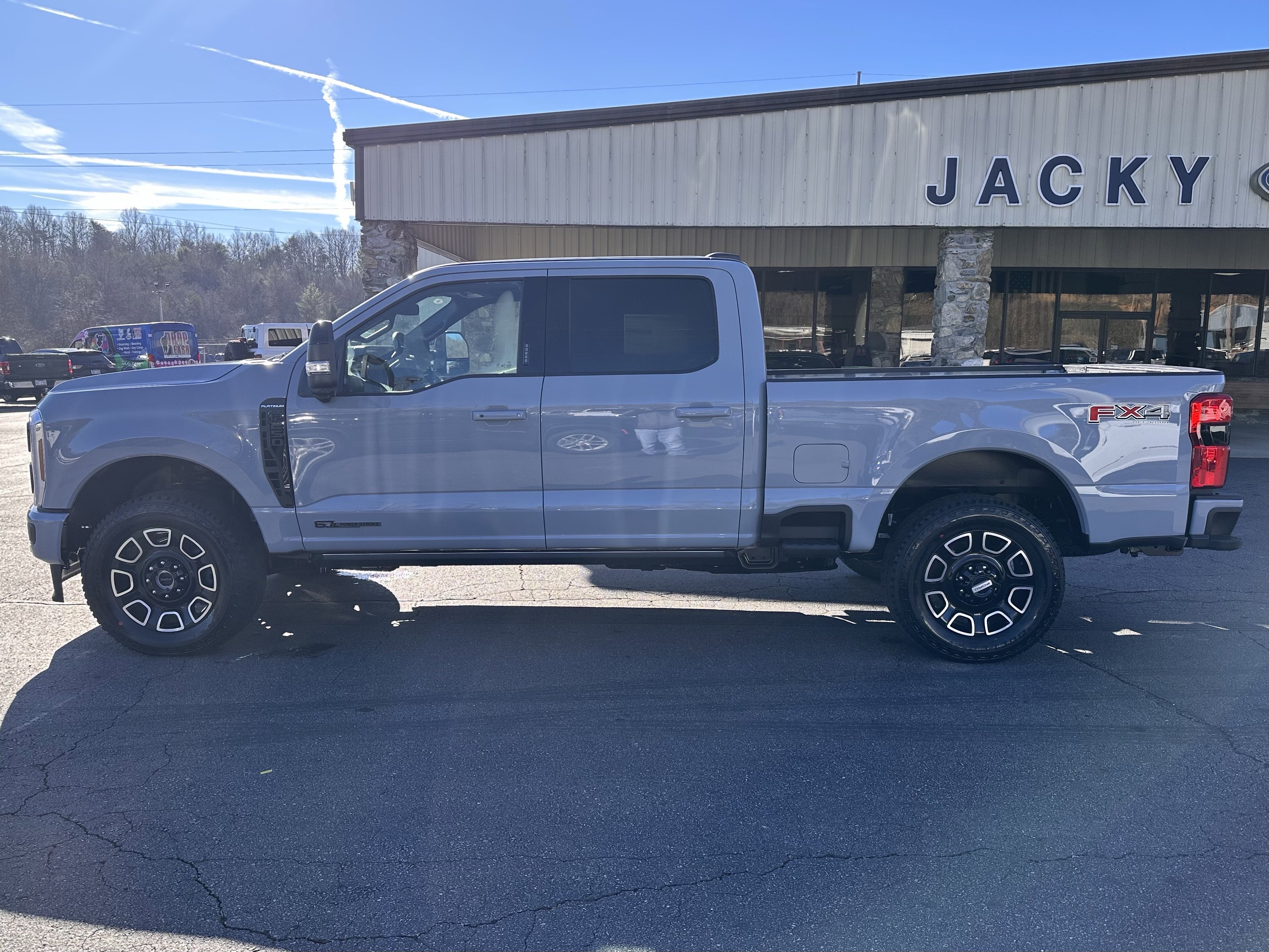 New 2026 Glacier Gray Metallic Tri-Coat Ford F-250® Platinum® image 1