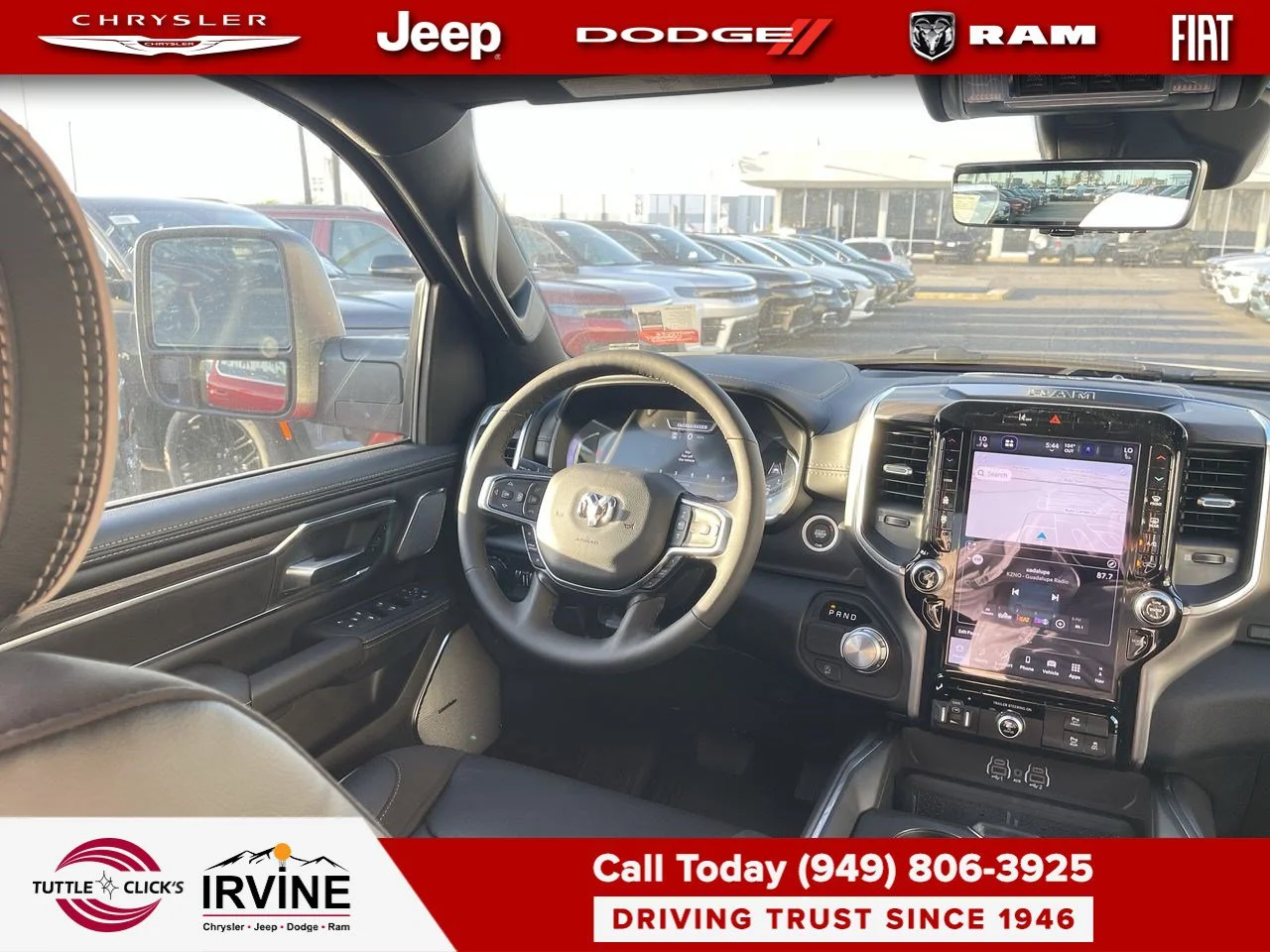 New 2027 Molten Red Pearl-Coat Exterior Paint RAM Laramie image 7