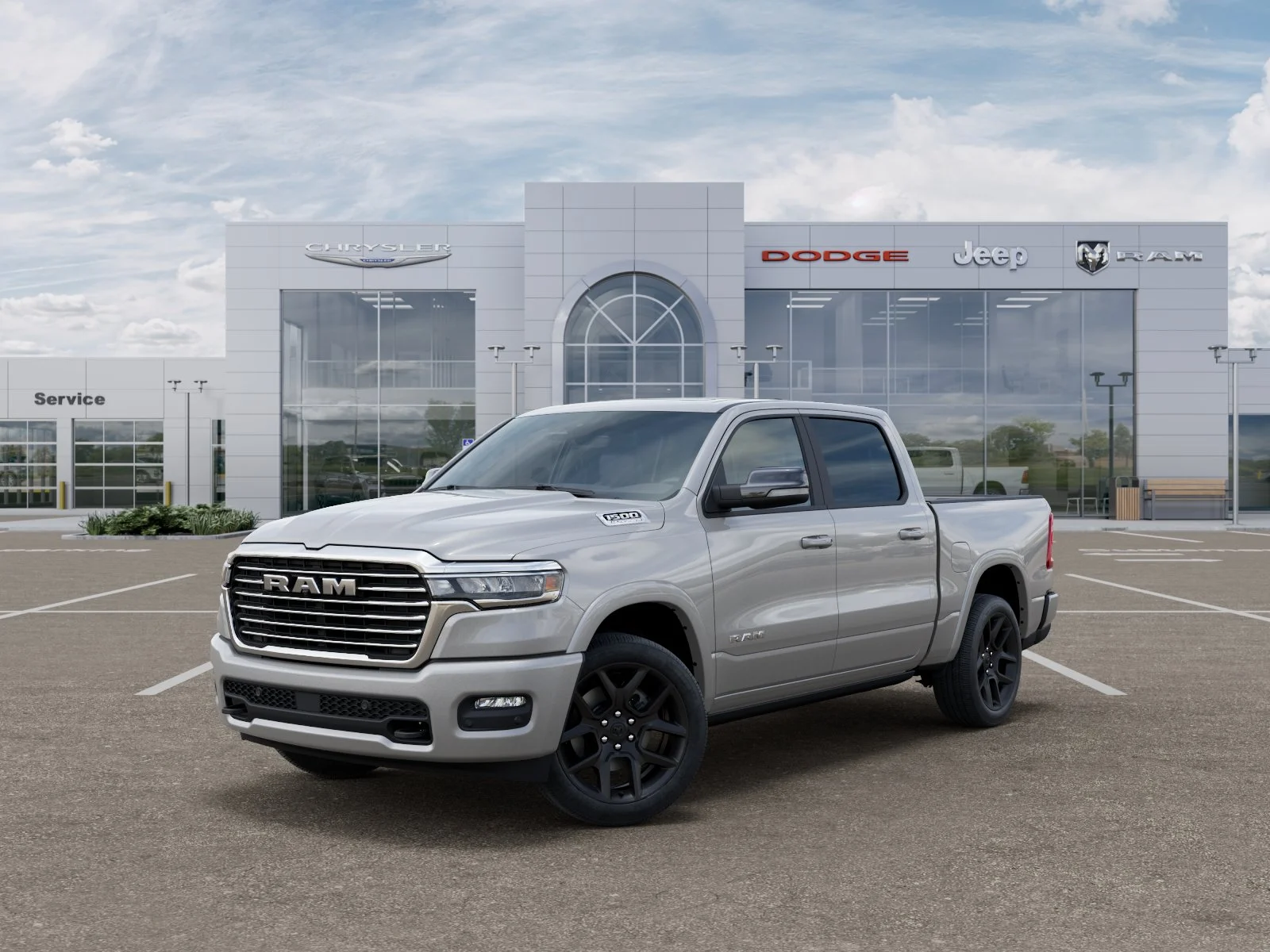 New 2026 Silver Zynith Exterior Paint RAM Laramie image 27