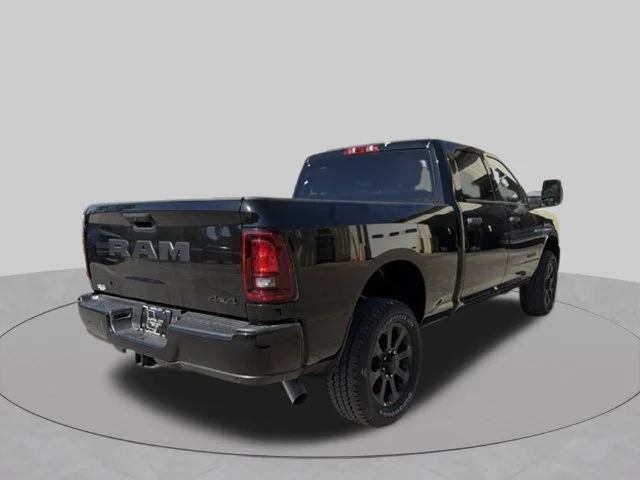 New 2027 Diamond Black Crystal Pearl-Coat Exterior Paint RAM Big Horn image 3