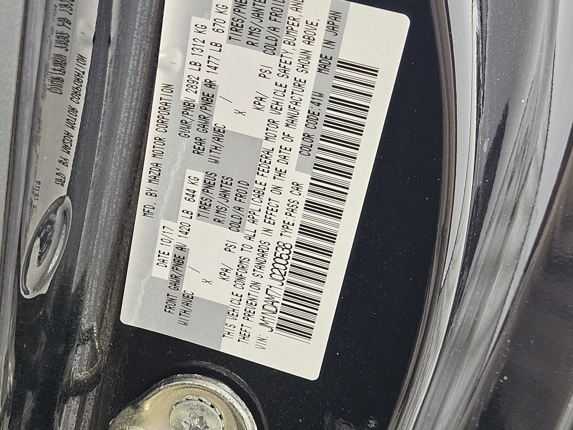 Used 2018 Black Mazda Grand Touring image 43