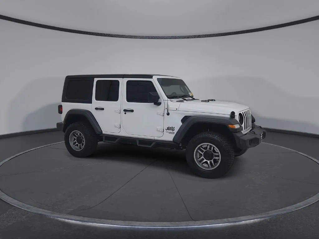 Certified Used 2018 White Jeep Unlimited Sport image 2